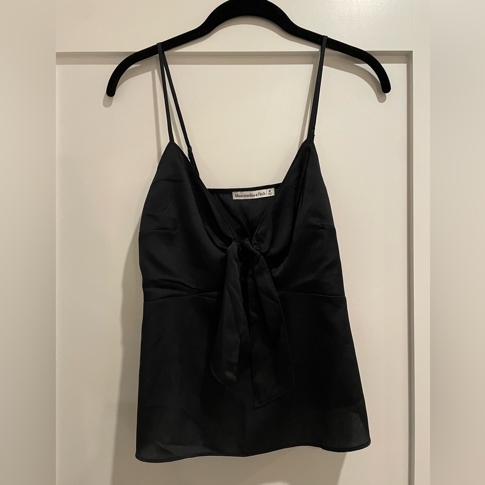 Abercrombie and Fitch Black Babydoll Tank